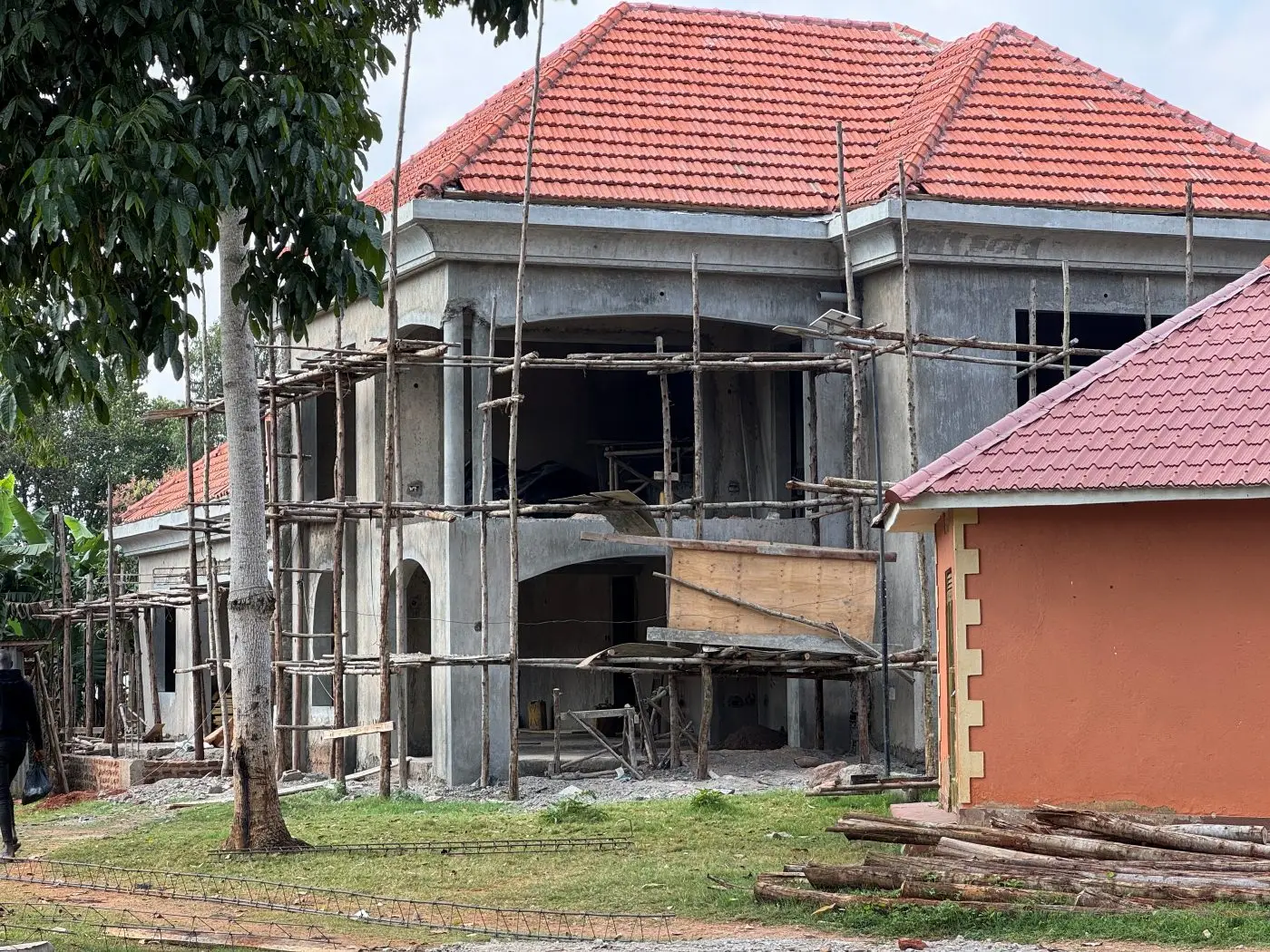 Two-storey family residence, Bwalira, Masinya, Busia: on site today