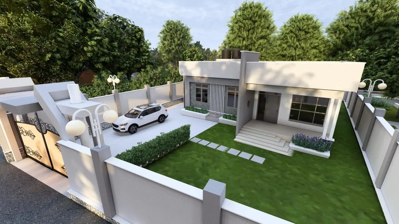 Modern family bungalow, Nakabango, Jinja