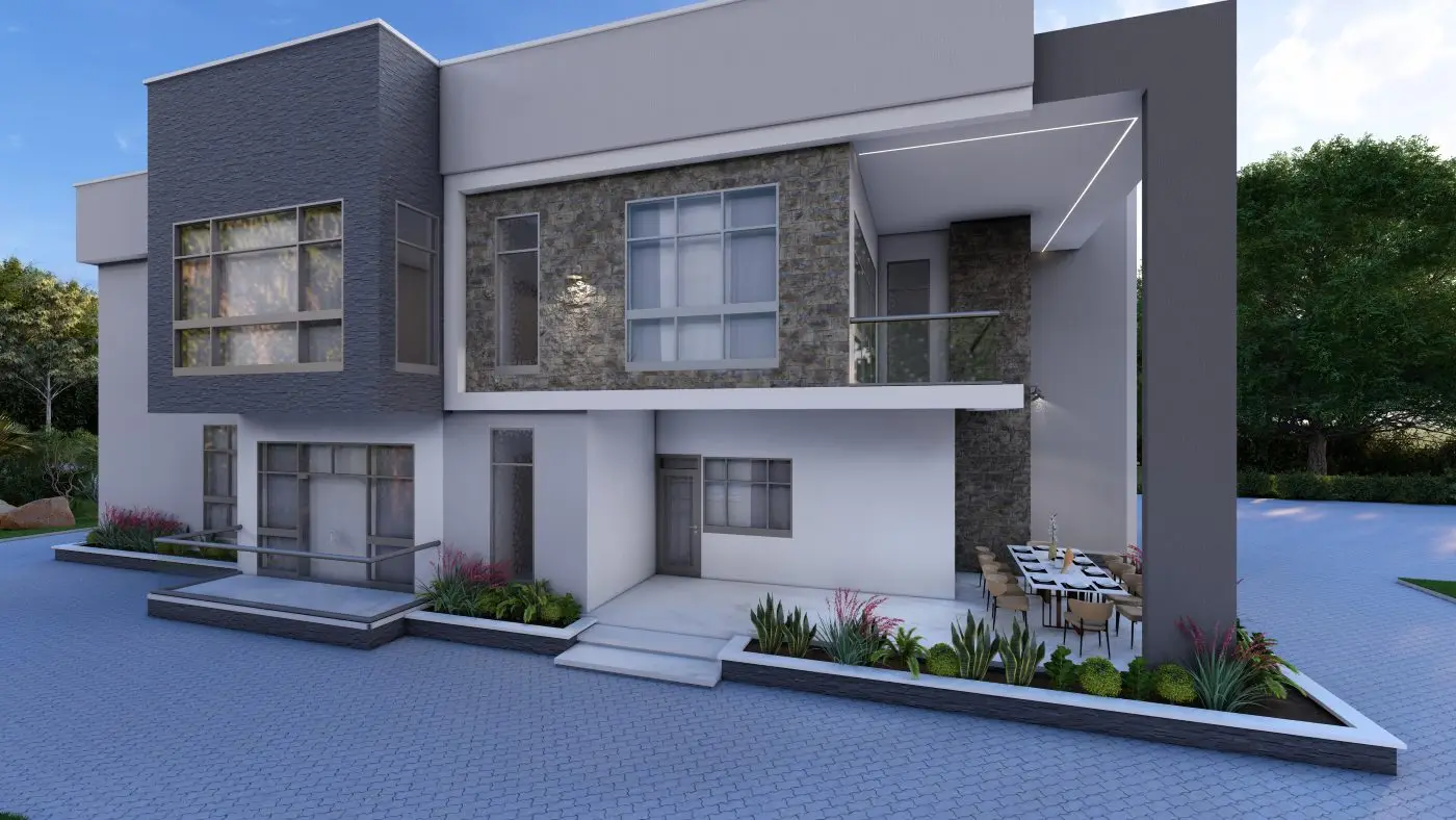 Modern two-storey residence, Bushenyi