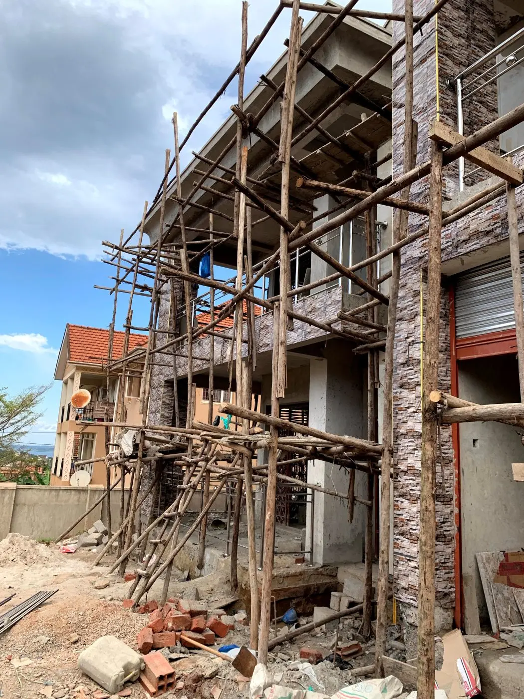 Stone cladding, Two-storey residence, Buziga-Munyonyo, Kampala